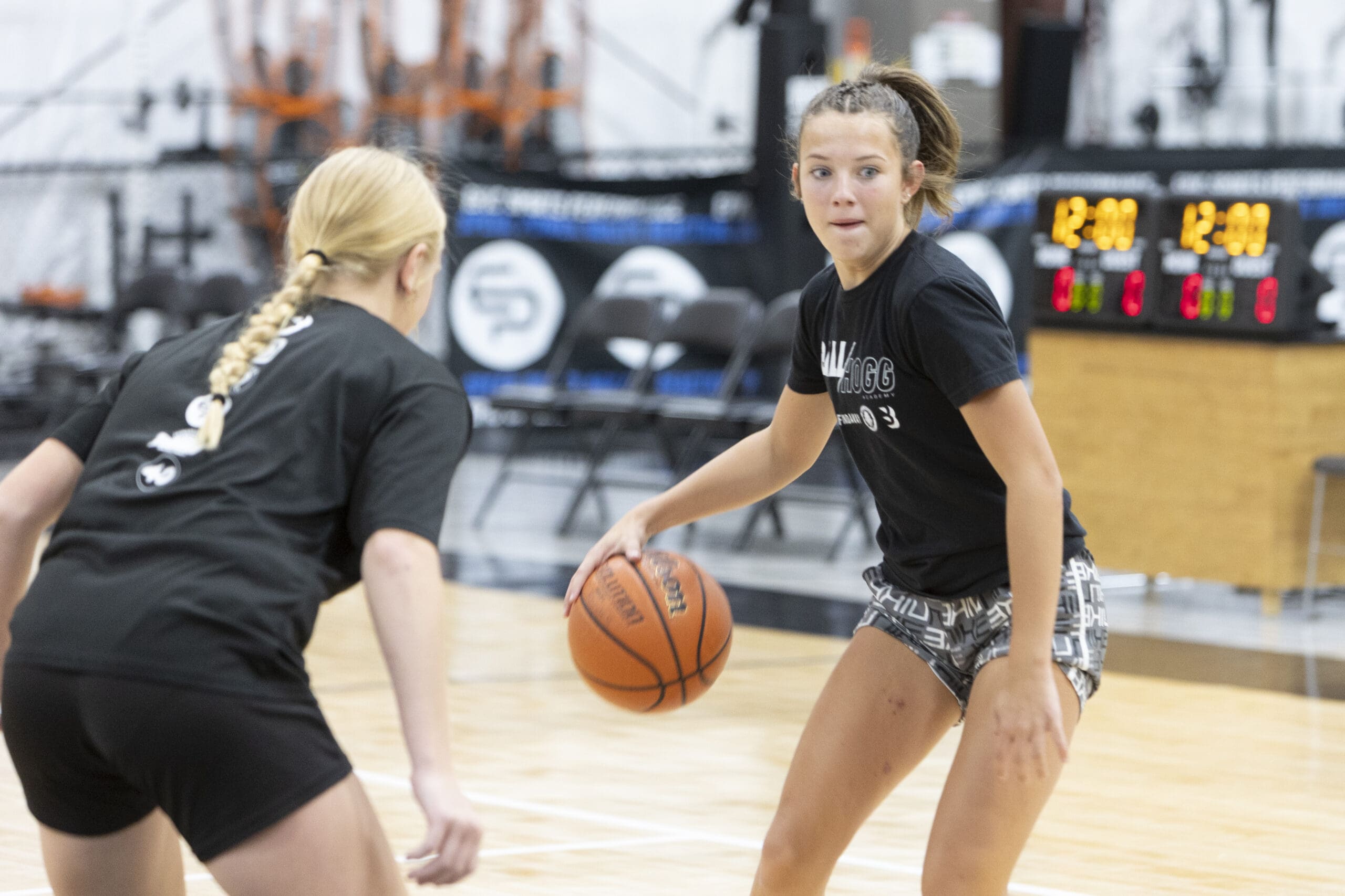 High school girls basketball training in Southern Illinois